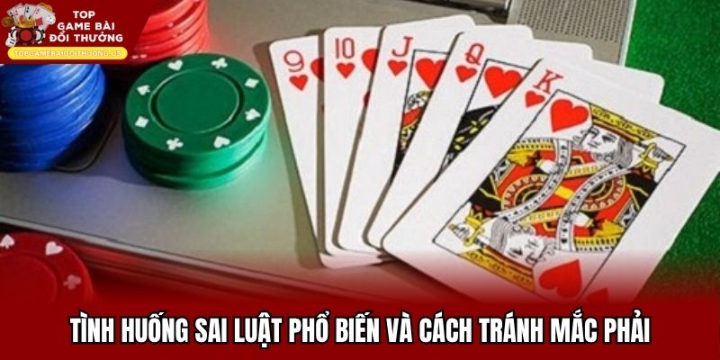 Các lỗi thường gặp khi chơi game bài