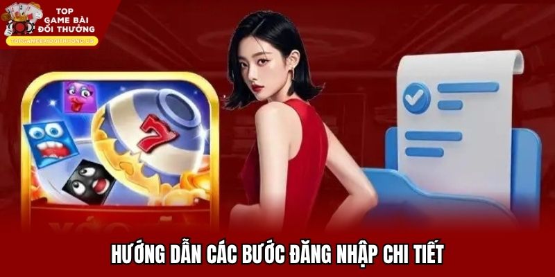 Quy trình đăng nhập vào các trang game bài đơn giản