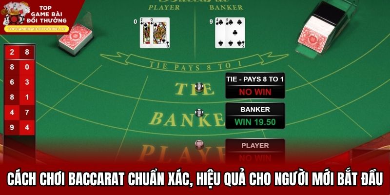 cách chơi Baccarat